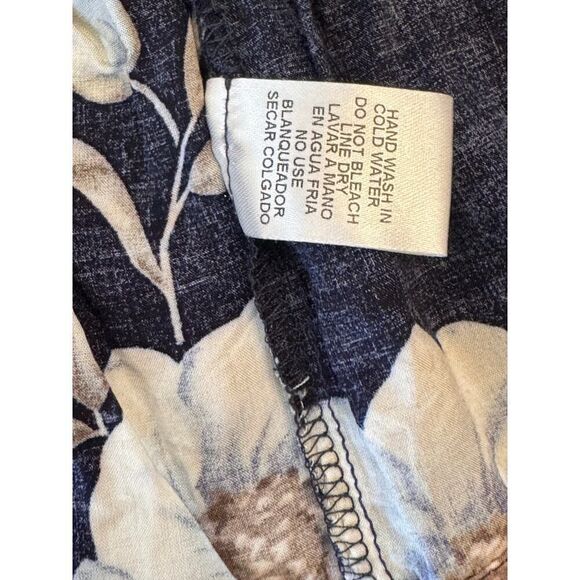 Entro Black Floral Cold Shoulder Peplum Blouse Women’s Size S – Boho Summer Top - Picture 8 of 12